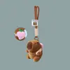 Chaveiro de Pelúcia Capivara Fofo Pingente de Capivara Pequena Pingente de Mochila de Estudante Pequeno Presente Venda por Atacado Boutique