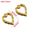 Colgante Retro Sencillo de Acero Inoxidable 304 con Forma de Corazón Textura de Alta Gama Accesorios de Joyería Colgante para Collar DIY