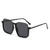 Nuevos Lentes de Sol Personalizados de Media Montura Inferior para Caras Grandes, Aspecto Adelgazante Xiaohongshu Celebridad de Internet Douyin Lentes de Sol Marrones Anti-Uv