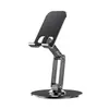 Soporte Plegable Multifuncional de Metal 360° para Teléfono, Soporte de Escritorio para Tablet para Ver Series y Transmisiones en Vivo