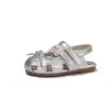 Sandalias para Niña 2026 Primavera y Verano Nuevo Estilo Zapatos de Princesa para Bebé Zapatos para Niños Pequeños Mary Jane Estilo Ballet Zapatos Individuales