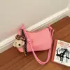 Bolsa de Almofada Versátil Chic Nicho Coreana Nova Moda Simples Bolsa de Mão Trançada Bolsa de Ombro Única de Alto Padrão para Axila