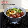 Tazón de aluminio para arroz desechable grueso, recipiente para llevar, recipiente para barbacoa, cartucho de flores, caja de papel, caja de aluminio reciclable