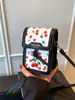 Bolso Pequeño Cuadrado Fresco y Dulce para Mujer, Bolso para Teléfono Móvil, Nuevo Estilo Verano 2026, Bolso de Hombro con Estampado Elegante, Bolso Cruzado de Diseño de Nicho