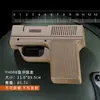 Pistola inflable encendedor a prueba de viento caja de cigarrillos integrada extraña con forma de pistola 1:2.3 encendedor no funcional no