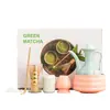 Juego de Tazón para Matcha y Batidor Estilo Japonés Cocido en Horno, Batidor de Cerámica para Ceremonia del Té Dinastía Song, Juego de Matcha, Cerámica Gruesa