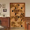 Estilo Arte Retrô Cortina Divisória Sem Furo Entrada do Quarto Cortina de Esconderia Meia Cortina Flor Clássica Cortina de Porta Magnética