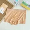 120-170A Confortável e sem rastros Ice Silk Grandes Cuecas Infantis e Masculinas Boxers Adolescentes Shorts Masculinos de Quatro Cantos