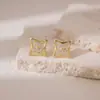 Pendientes Redondos Geométricos de Moda y Exquisitos Europeos y Americanos, Elegantes y Texturizados, Pendientes de Diseño de Nicho Elegantes y Versátiles