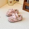 Zapatos Deportivos para Niñas 2025 Primavera y Otoño Nuevos Zapatos Infantiles con Bordado de Cereza Pequeña Forrest Gump Zapatos para Niñas Suela Suave Antideslizantes Casuales