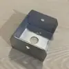 32 tarjeta de tres garantías 40 paquete doble conector de barandilla de acero galvanizado ensamblaje de tubo de acero accesorios para barandilla fijación sin soldadura abrazadera para tubo cuadrado