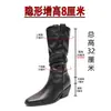 Botines Desérticos Melard para Mujer 2026 Otoño/Invierno Nuevos con Corte en V Punta Puntiaguda Tacón Grueso Caña Media Botas de Jinete Botas Vaqueras