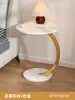 Mesa de Cabeceira, Móvel, Mesa Redonda Pequena Simples, Rack Pequeno de Armazenamento Moderno para Cabeceira de Quarto, Mini Mesa de Cabeceira para Casa