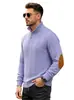 Sudadera Jacquard Bordada Henry para Hombre de Europa y América, de Otoño e Invierno, Holgada, Casual, Deportiva, con Cuello mao, Abotonada, Moderna