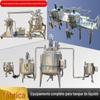 Tanque misturador de aquecimento elétrico de aço inoxidável linha de produção de fertilizante líquido detergente equipamento completo reator tanque de dosagem de alimentos