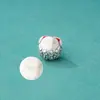 Aceite de Fortuna Suerte Gota Cuentas de Cabeza de León Coloridas Plata Pura S999 Estilo Chino Retro Cabeza de León Accesorios DIY