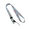 Evento de Exposição Trabalho de Transferência de Calor Identificador Lanyard Máscara Jacquard Lanyard de Serigrafia Lanyard de Poliéster com Transferência de Calor