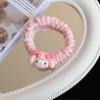 Lindos Accesorios para el Cabello Sanrio Perro Yugui Anillo para el Cabello de Intestino Colorido Titular de Dibujos Animados Dulce Goma para el Cabello Kulomiza Adorno para la Cabeza de Tendón