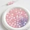 10/8/12/16mm Color Arcoíris Fotocromático Ojo de Gato Cuentas de Resina Cuentas Sueltas Pulsera DIY Hecha a Mano