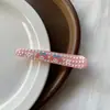 Sanrio horquilla de pico de pato larga de gato con puntos de onda acrílica, linda, dulce, corazón de niña, flequillo, clip cosmético, tocado