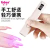Luz para nail art com suporte multifuncional, altura ajustável, dobrável, recarregável, luz portátil, adesivo de unha vestível e lâmpada de cura para strass