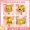 Série Original de Lanternas Luminosas do Panda de Chengdu Ímãs de Geladeira de Metal com Padrão de Panda Estilo Chinês Presente Cultural e Criativo Adesivos Magnéticos