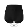 Pantalones Moldeadores de Cintura Alta con Control de Abdomen para Mujer Levanta Glúteos 7A Seda de Morera Antibacterianos Sin Costuras Pantalones de Seguridad Ropa Interior Tres en Uno