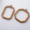 Nuevo bordado vintage de 21 cm de imitación de madera, elástico, para manualidades, bordado hecho a mano, punto de cruz, herramienta auxiliar para decoración del hogar, pintura colgante