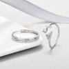 Joyería de plata S925 Anillo de pareja de El Principito y Rosa Anillo de nicho Anillo femenino masculino simple al por mayor Plata esterlina Alto sentido