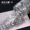 Kit de Materiais para Artesanato DIY Pó Glitter Olho de Fada para Fazer Bolas, Enchimento de Glitter Fluido para Decorações