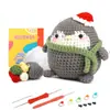 Paquete de Materiales de Crochet Más Vendido de Amazon Serie de Animales Hilo Worsted Crochet Regalo Navideño Juguete Video en Inglés