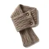 Novo Estilo Outono e Inverno Cachecol Curto de Tricô de Caxemira para Mulheres, Pequeno Cachecol de Pescoço Quente de Tricô de Caxemira da Moda