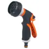 Cabezal de aspersor de riego de jardín de 8 funciones con 8 modos de salida de agua, pistola de agua de lavado de autos de alta presión, pistola rociadora de limpieza de mangueras