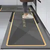 Tapetes de Piso para Cozinha de Lama Diatomácea São Antiderrapantes, Impermeáveis, à Prova de Óleo e Resistentes à Sujeira, Tapetes de Porta Domésticos Limpáveis com Pano e Sem Lavagem