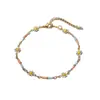 Nuevos Productos Transfronterizos Europeos y Americanos Tobilleras de Flor de Playa para Mujeres, Elegantes y Sencillas Estilo Bohemio Coloridas Flores Joyería de Pie Venta al por Mayor