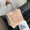 Em estoque atacado rede vermelha com alunos Joker lancheira portátil bolsa bento feminina estilo coreano de bolsa pequena