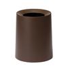 Papelera de plástico sin tapa de estilo nórdico europeo creativo para baño, oficina, dormitorio, sala de estar, hogar, 8L