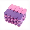 Mini lixa de esponja para nail art esponja eva jogar quadrado pequeno dois lados formato polido lixa de unha usar armadura transfronteiriço