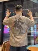 Camiseta Polo de Manga Corta Fina de Verano, Estilo Nuevo, Personalizada, Bordada, para Hombre, Camisa Casual Suelta, Moderna y Versátil