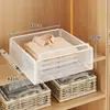 Prateleira Divisória de Guarda-Roupa, Prateleira Extensível para Armário de Quarto, Rack de Armazenamento Doméstico para Roupas e Itens Diversos