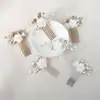 Set de Pasador de Flor de Cerámica Hecho a Mano Europeo y Americano Peine para el Cabello Peineta de Novia con Perlas Exquisitos Accesorios para Bodas en el Bosque Accesorios para el Cabello