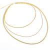 Estilo Europeu e Americano Boêmio Aço Inoxidável Multicamadas Colar Coração Choker Moda Feminina Colar de Metal da Moda