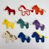 Nuevos Accesorios de Pony Solubles en Agua, Parches de Tela Bordados para Ropa, Fundas para Teléfonos Móviles, Colgantes Listos para Envío Transfronterizo, Calcetines y Accesorios