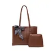 Bolsa de Hombro de Verano para Mujer 2026, Casual, Elegante, Única, Gran Capacidad, Textura Simple, Nueva Bolsa de Hombro Única