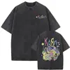 2025 Estilo Nuevo Lavado Vintage Banda de Rock Korn Falling Away from Me Camiseta Algodón