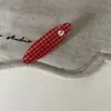 Grampo de Cabelo Coração Xadrez Estilo Menina Versátil para o Dia a Dia Moda Presilha Bico de Pato Presilha Marinha Grampo para Cabelo Quebrado Acessórios de Cabelo Novo Estilo