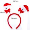 Faixa de cabelo de Natal Papai Noel boneco de neve chifre de alce faixa de cabeça decorações de Natal crianças adereço de cabeça para festa atacado