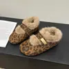 Sapatos femininos estilo Birkenstock de sola grossa, que aumentam a altura, forrados com fleece, novas botas de neve de inverno 2026, sapatos peludos estilo Mary Jane