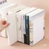 Soporte para libros, soporte grande para libros, soporte para libros para estudiantes, soporte de mesa de almacenamiento de escritorio, estantería deflectora para libros