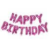 Set de globos de película de aluminio con letras de 16 pulgadas HAPPY BIRTHDAY, decoración de escena de bebé HAPPY BIRTHDAY